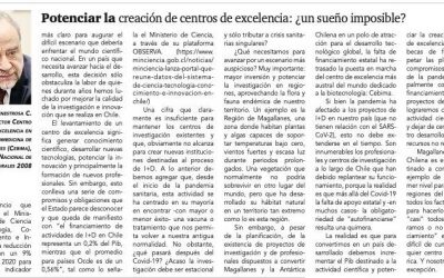 «Potenciar la creación de centros de excelencia: ¿un sueño imposible?», columna del Dr. Inestrosa en La Prensa Austral.