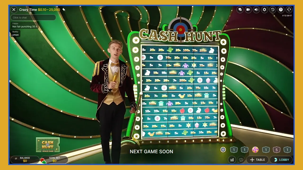 Reglas sencillas del juego Crazy Time