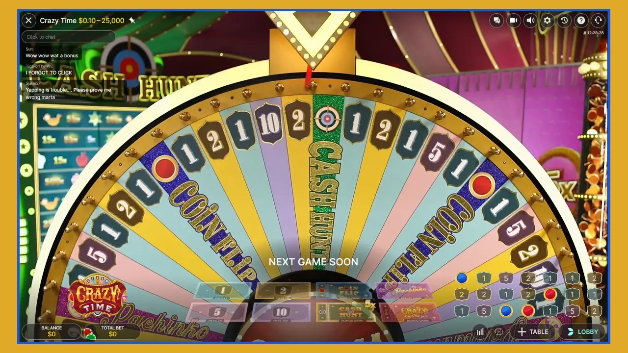 ¿Cómo dar tus primeros pasos en Crazy Time?
